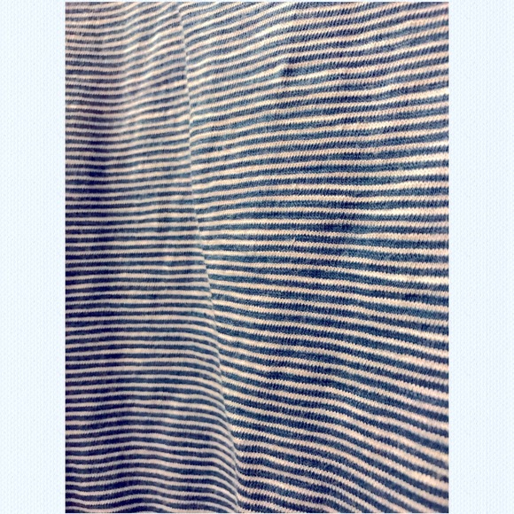 NWT OLD NAVY Women’s T-Shirt Dress, blue and white striped, short sleeve, sz L - Picture 3 of 5